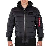 Alpha Industries MA-1 ZH Back Print Puffer FD Winterjacke für Herren Black