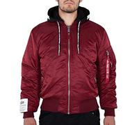 Alpha Industries MA-1 ZHP Bomberjacke für Herren Burgundy