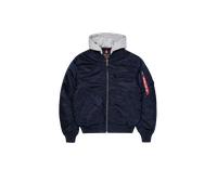 Alpha Industries Herren Bomberjacke MA-1 ZH Back EMB ultra navy M