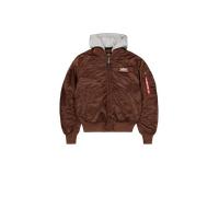 Alpha Industries MA-1 Zip Hood Backprint Bomberjacke Größe 2XL