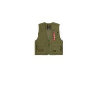 Alpha Industries Mesh Utility Vest Weste Größe XL Grün