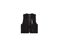 Alpha Industries Mesh Utility Vest Weste Größe XL Schwarz