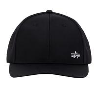 Alpha Industries - Metal Label Cap - Basecap - Black/Metallic Silver