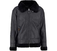 Alpha Industries - Montone B3 FL Nero - Größe L - schwarz