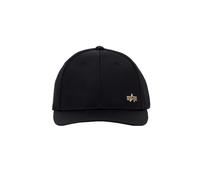 Alpha Industries - Metal Label Cap - Basecap - Black/Metallic Silver