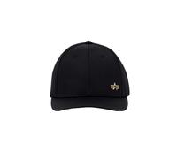 Alpha Industries Metal Label Kappe One Size Black / Metal Silver