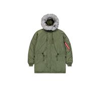 Alpha Industries N-3A Vintage Parka Parkajacke Größe 3XL Olivgrün