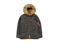 Alpha Industries N-3B VF 59 Winterjacke Größe M Dunkelgrau
