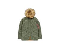 Alpha Industries N-3B VF 59 Winterjacke Größe M Olivgrün