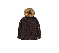 Alpha Industries N-3B VF 59 Winterjacke Größe XL Dunkelbraun