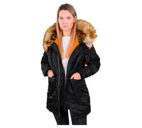 Alpha Industries Winterjacke N-3B VF 59 Vintage Fit Damen Schwarz XS