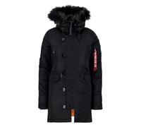 Alpha Industries Winterjacke N-3B VF 59 Vintage Fit W Damen S Schwarz – Nylon/Polyester