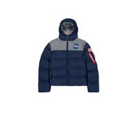 Alpha Industries Herren Daunenjacke Hooded Puffer NASA ultra navy S