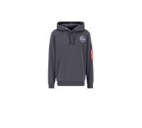 Alpha Industries Herren Hoodie NASA Orbit vintage grey L