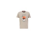 Alpha Industries NASA Orbit T-Shirt Größe XS Beige