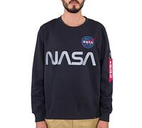 Alpha Industries NASA Reflective Sweater Sweatshirt für Herren Rep.Blue