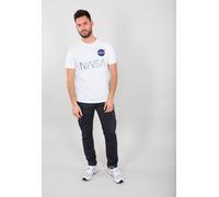 Alpha Industries NASA Reflective T T-Shirt / Unisex White-XXL