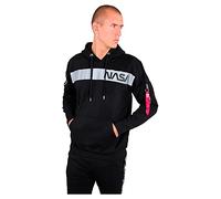 Alpha Industries NASA RS Hoody Hoodies / Sweatshirts Black-XS