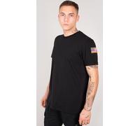 Alpha Industries NASA T-Shirt, schwarz, Größe S für Männer