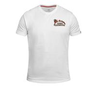Alpha Industries Naval Bp Kurzarm-t-shirt M White