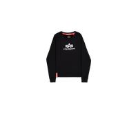 Alpha Industries New Basic Big Logo Sweatshirt Größe S Schwarz