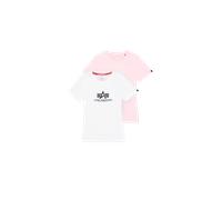 Alpha Industries New Basic Big Logo T-Shirt 2 Pack Größe L