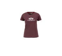 Alpha Industries New Basic Big Logo T-Shirt Größe XS Dunkelrot