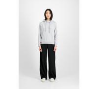 Hoodie ALPHA INDUSTRIES "New Basic Hoodie G Women", Damen, Gr. XS, grau (pastel grau), Obermaterial: 80% Baumwolle, 20% Polyester, regular fit, Sweatshirts Hoodie (18704168-XS) pastel grau