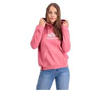 Alpha Industries New Basic Hoody Wmn Kapuzensweat für Damen Coral Red
