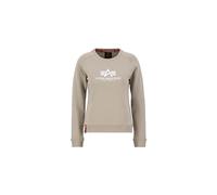 Alpha Industries New Basic Sweater Wmn Sweatshirt für Damen Vintage Sand