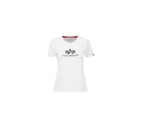 White S Alpha Industries New Basic Tee