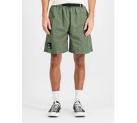 Shorts ALPHA INDUSTRIES "Nylon Cargo Short", Herren, Gr. L, Normalgrößen, grün (sage, grün), Obermaterial: 100% Nylon, Hosen Shorts (16187613-L) sage, grün
