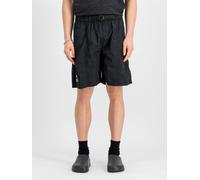 Shorts ALPHA INDUSTRIES "Nylon Cargo Short", Herren, Gr. M, Normalgrößen, schwarz, Obermaterial: 100% Nylon, Hosen Shorts (35353442-M) schwarz