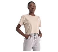 ALPHA INDUSTRIES Damen nachhaltiges T-Shirt im Cropped-Design Baumwoll-Shirt 115056 627 Beige XS