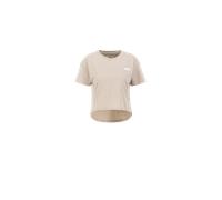 Alpha Industries Organics Cropped Oversized T-Shirt Größe XS Beige