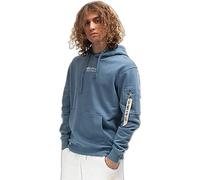 Alpha Industries Herren Hoodie Organics EMB organic petrol S