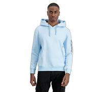 Alpha Industries Organics EMB Hoody Kapuzensweat für Herren Organic Sky Blue