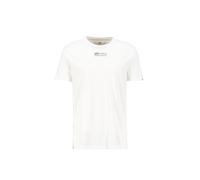 Alpha Industries Organics Embroidery T-Shirt Größe XS Weiß