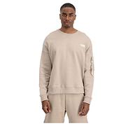 Alpha Industries Organics OS Sweater Sweatshirt für Herren Organic Beige