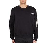 Alpha Industries Organics OS Sweater Sweatshirt für Herren Organic Black