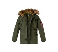 ALPHA INDUSTRIES Parka Herren Mikrofaser grün, XL