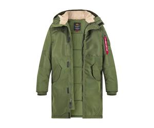 ALPHA INDUSTRIES Parka Herren Nylon grün, M