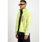 Alpha Industries Sherpa Zip-Jacket Größe XL - Minzgrün