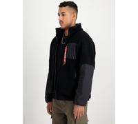 Alpha Industries Herren Jacke Sherpa Zip, black, Gr. L