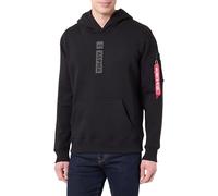 Alpha Industries - Alpha Puff Print Hoodie - Sweatshirt - Black 3XL