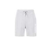 Alpha Industries Sweatshorts mit elastischem Bund und Tunnelzug in Hellgrau, Größe S