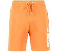 Alpha Industries Sweatshorts mit elastischem Bund und Tunnelzug in Apricot, Größe M