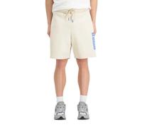 Shorts ALPHA INDUSTRIES "Alpha Puff Print Short", Herren, Gr. L, Normalgrößen, weiß (vintage weiß), Obermaterial: 80% Baumwolle, 20% Polyester, Hosen Shorts (82362606-L) vintage weiß