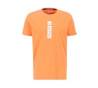 T-Shirt mit Label-Print L men Orange