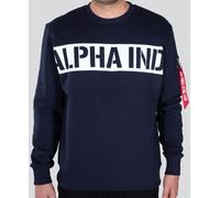 Alpha Industries Printed Stripe Pullover, Größe L für Männer